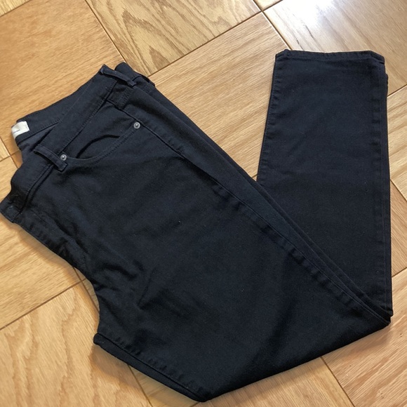 Gap 1969 Black 33S Real Straight Jeans - Picture 2 of 9